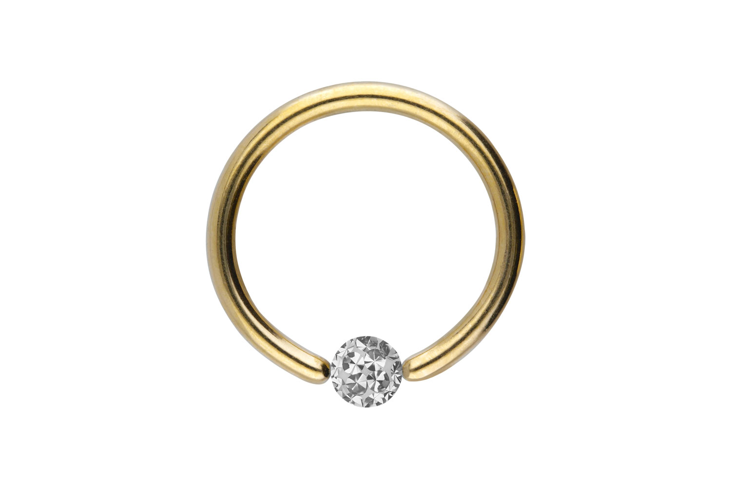 Chirurgenstahl Klemmkugelring Piercing EPOXY-KUGEL